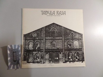 Tabula Rasa. Spielzeit 1974/75 Heft 3. Gobert, Boy und Hanno [Red.] Lunin: