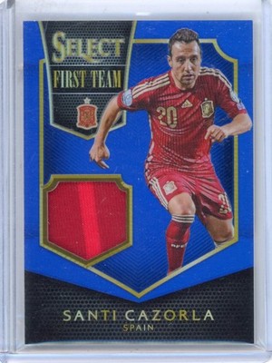 Santi Cazorla 2015-16 Panini Select First Team Blue Patch /99 #FT-SC