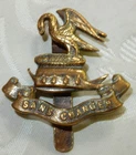 WW1 THE KINGS LIVERPOOL (PALS) REGIMENT CAP BADGE SLIDER FIXING - SANS CHANGER