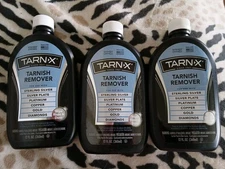 3x Tarn-X Tarnish Remover Sterling Silver Plate Platinum Copper Gold Diamond 