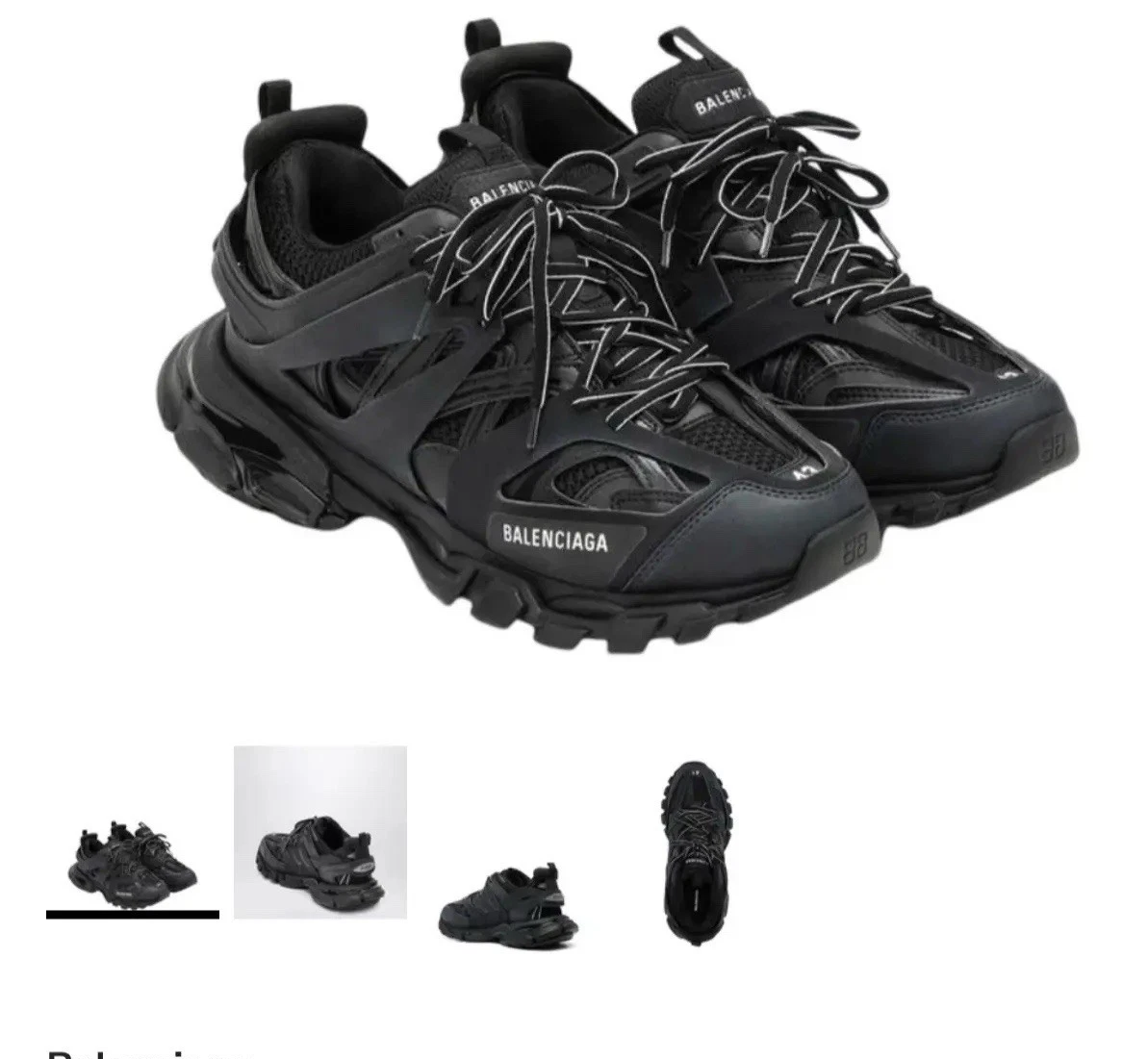 Balenciaga Track Triple Black for sale | eBay