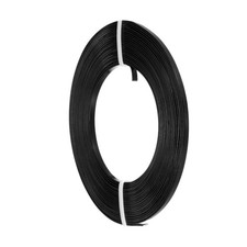 Aluminum Flat Wire, 3mm 18 Gauge Bendable Nose Wire Soft Craft Jewelry Wire f...