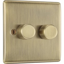 BG Nexus Antique Brass Switches & Sockets Full Range Satin Gold metal Black 
