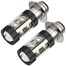 2x  HID White H6M LED HeadLight Bulbs For Yam...