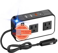 Inversor de corriente para coche de 200W, DC 12V a mercado de adaptador de enchu