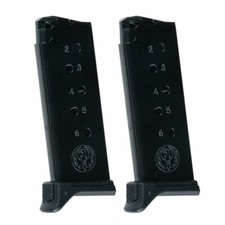 RUGER  LCP II  6RD 380ACP MAGAZINE TWO PACK FACTORY MAGAZINE rug90644 