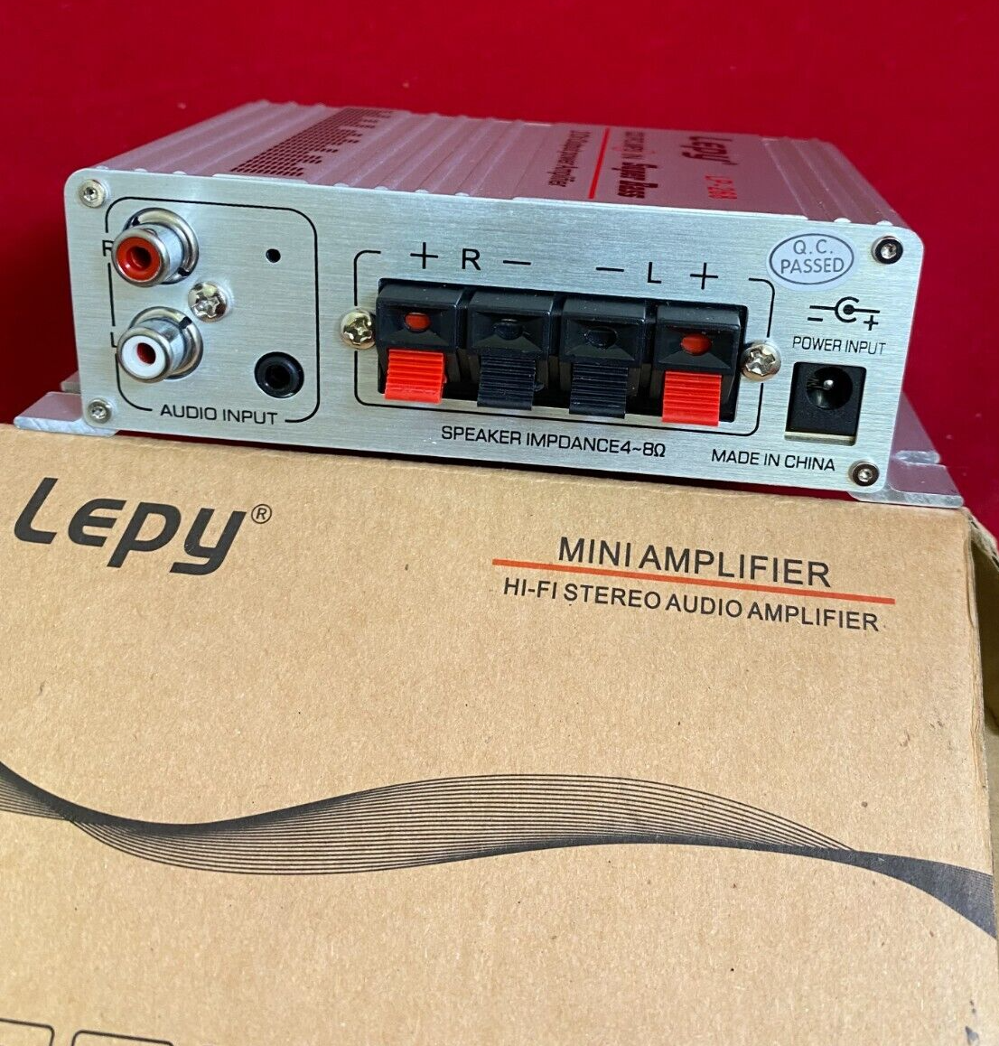 LEPY LP-268 2x20W 2CH Super Bass Mini Audio Amplifier Silver | eBay