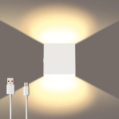 Wandlampe Cube Würfel LED Wand Leuchte Lampe Up Down für außen/innen 3000k NEU