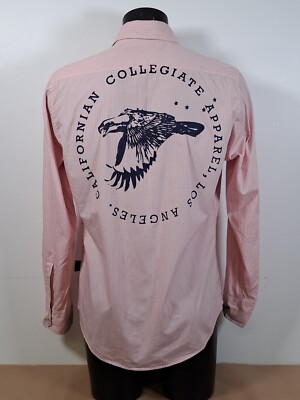 UCLA Rosa Langarm Hemd University Of California Los Angeles Herren Medium