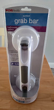 Health Suction Grab Bar for Bathroom Safety Rail White/ Gray Prevent Falls CVS