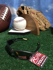 Rawlings Youth Baseball softball Sunglasses Gray yellow gray lenses 4