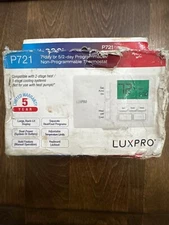 LuxPro P721 7-day or 5/2 day programmable/ Non-Programmable Thermostat