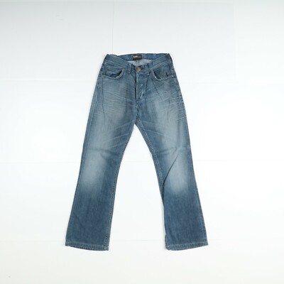Lee Denver Bootcut Gebraucht (Cod.D2213) W30 L34 Verkürzt Vita Hoch Unisex Denim