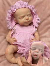 13" Pascale Full Body Silicone Newborn Doll 3D Painted Skin Soft Lifelike Toy