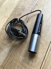 Sanyo Dynamic Microphone Imp 500 Silver Black Made In Japan Vintage