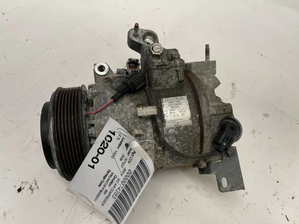 Infiniti G37 Nissan 370Z 2009-2019 aire acondicionado aire acondicionado compresor OEM Foto 3 de 4