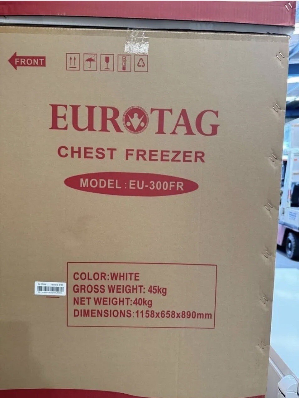 🥶EUROTAG 300LT CHEST FREEZER frozen food !BRAND NEW! 1 Years Warranty