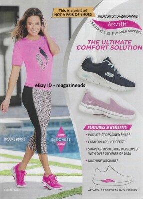 Brooke Burke Skechers SKECHERS Footwear 1-Page PRINT AD 2020