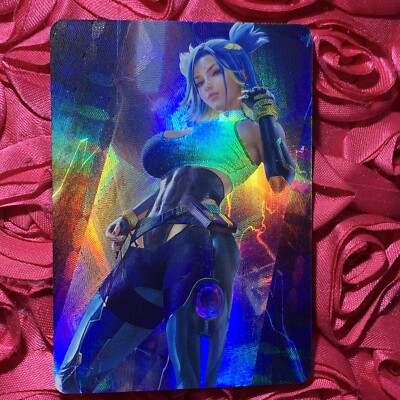 NEON VALORANT OOTD Teaser ACG Anime Goddess WAIFU HOLO Card Hot 1