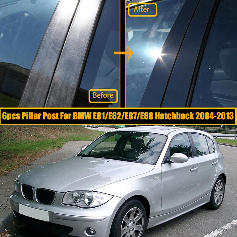Window Pillar Posts Sticker Cover For BMW 1 Series E88 convertible 2004-2013 - Image 2 of 4