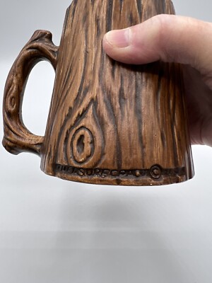 Vintage Treasure Craft Los Angeles Tree Stump Ceramic Mug | eBay