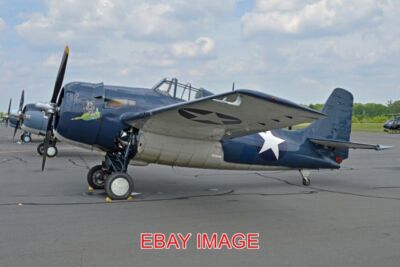FOTO FLUGZEUG GRUMMAN FM-2P WILDCAT '86777/5' (NL5PS) C/N 5835 (GEBAUT VON GE