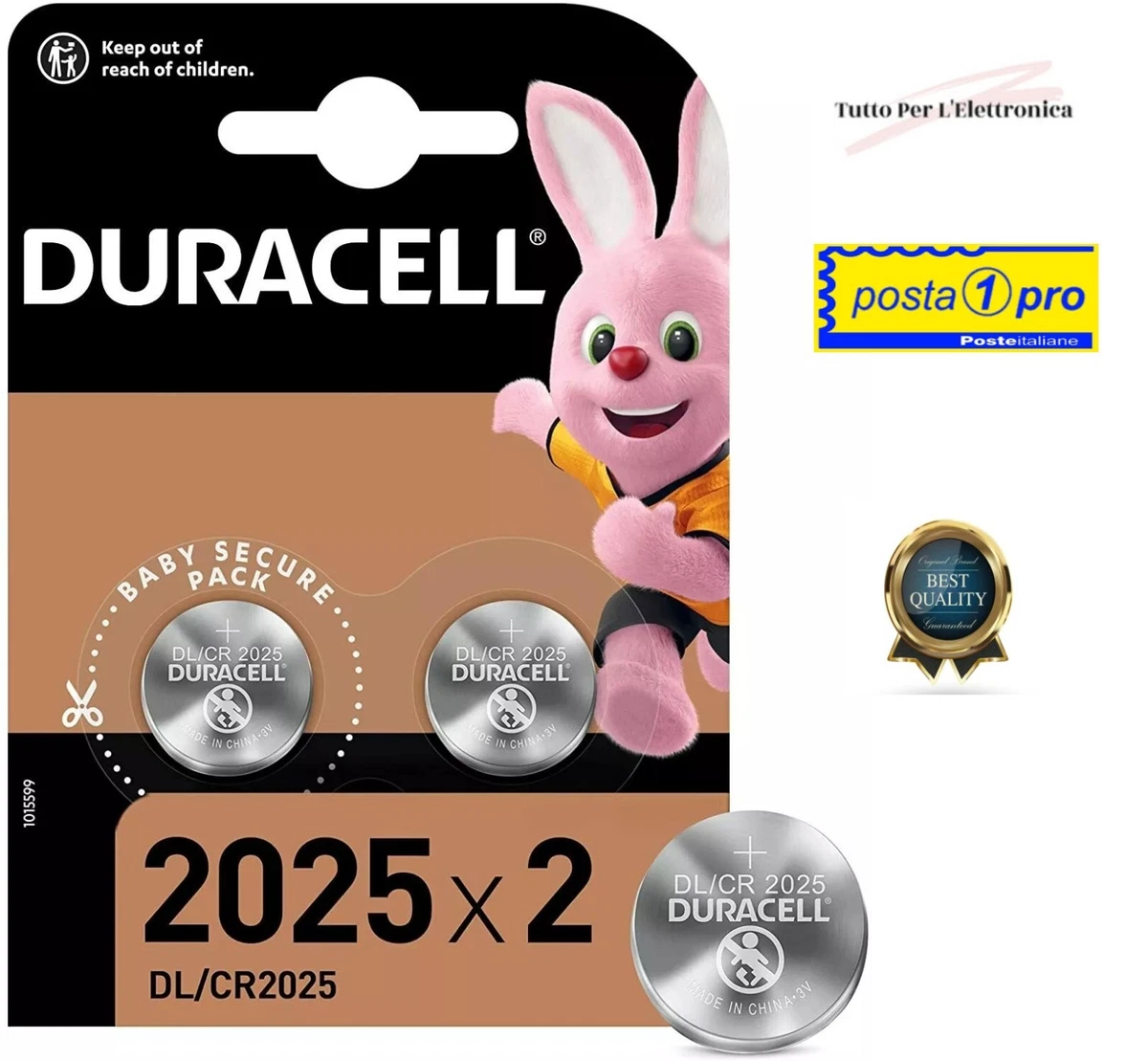 Batterie a Bottone a Litio Maxell 3V CR2025 (10 Unità