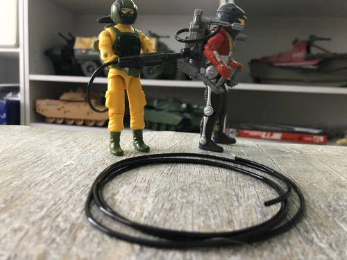 gi joe replacement hose Fits Most Figures, Vehicles “ONLY HOSES ‘You Get 2 Feet