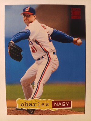 CHARLES NAGY CLEVELAND INDIANS 1994 TOPPS STADIUM CLUB BASEBALL