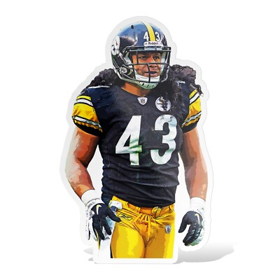 #ad Troy Polamalu Pittsburgh Steelers Sticker Decal–Glossy Waterproof Vinyl Self $4.98
