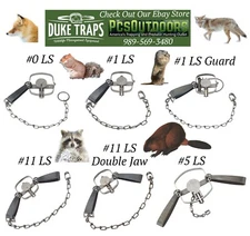 Duke Long Spring Traps - Choose Size & Quantity - Trapping & ADC Pest Control