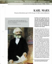 Karl Marx - Philosopher and Economist Info Card