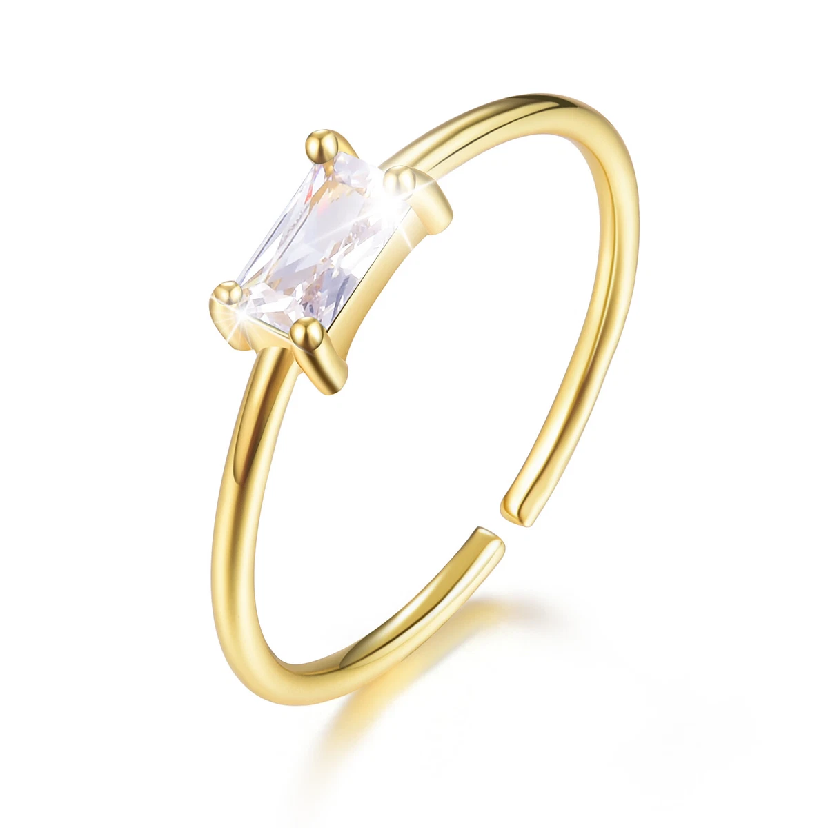 Simple 18k deals gold ring