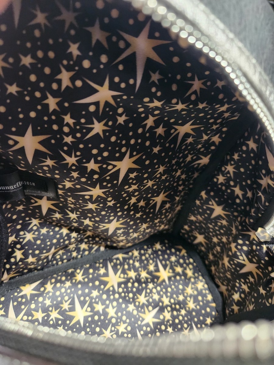 RARE constellation loungefly heart logo backpack and wallet  display picture 2
