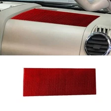 For Ford Explorer 2008-10 Red Carbon Fiber Interior Above Glove Box Cover Trim