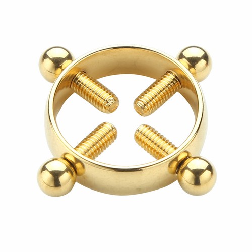 1 Pair Adjustable Nipple Shields Rings Circle Clamps Faux Jewelry Screw Clip New - Picture 39 of 48