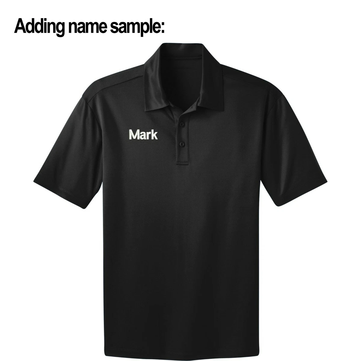 Embroidered dri sales fit polo shirts