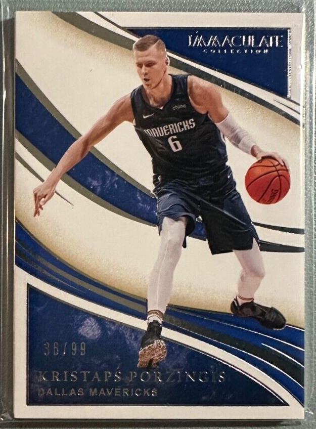 KRISTAPS PORZINGIS 2019-20 Panini Immaculate Collection 36/99
