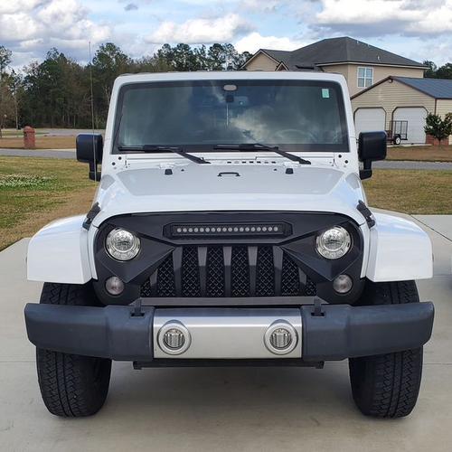 AMERICAN MODIFIED Front Hawke Grill for 07-18 Jeep Wrangler - Want It All