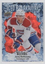 2023-24 Upper Deck Allure Iced Breakaway Red 15/99 Juraj Slafkovsky #IB-19 0z69