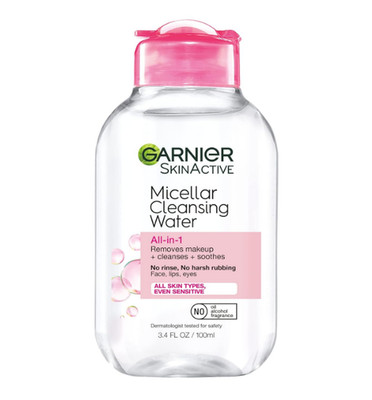 Garnier Micellar Cleansing Water, All-in-1 Makeup Remover and Facial Cleanser, F
