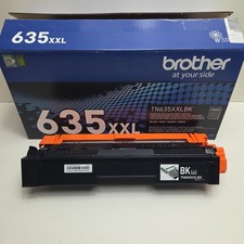 GENUINE - BROTHER TN635XXL BLACK TONER CARTRIDGE - 7500 PAGES - OPEN BAG