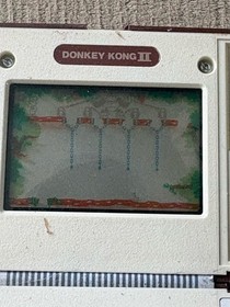 1983 Nintendo Game & Watch Donkey Kong II 2 JR-55 Multi Screen - Tested - Damage