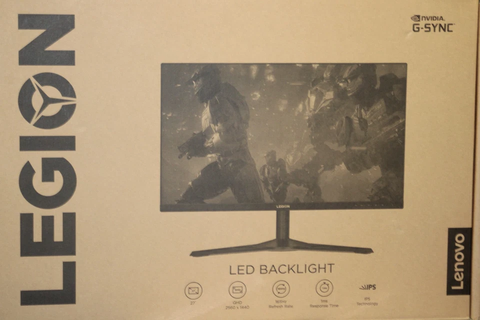 Lenovo G27q-20 27" QHD 165Hz Gaming Monitor – 1440p 1ms HDR Display - Image 4 of 4