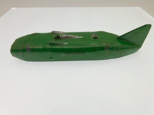 VINTAGE DINKY TOYS NO. 23s OR 23m THUNDERBOLT STREAMLINED RACING CAR.