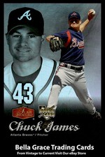 2006 Fleer Flair Showcase Chuck James #5 Atlanta Braves MLB Baseball