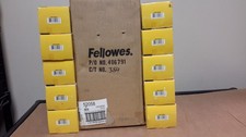 LOT of (19)  100-Pack Fellowes 52058 Laminating Pouches, 2.25" x 3.75", 10 Mil,