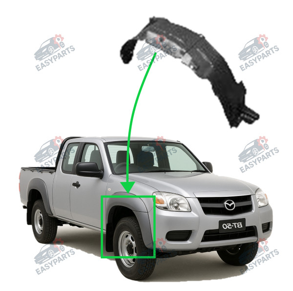 Radlauf StoßStange Locaro Reparatur Vorne Rechts FüR Mazda BT50 Ab 2006-image