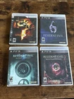 Resident Evil PS3 Lot: Includes RE 5, 6 and Revelations 1 & 2