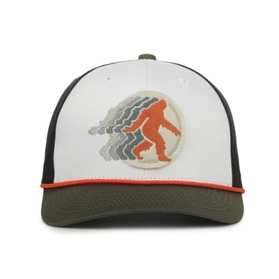 Sasquatch Bigfoot Trucker Hat   Mesh Back Snapback Cap